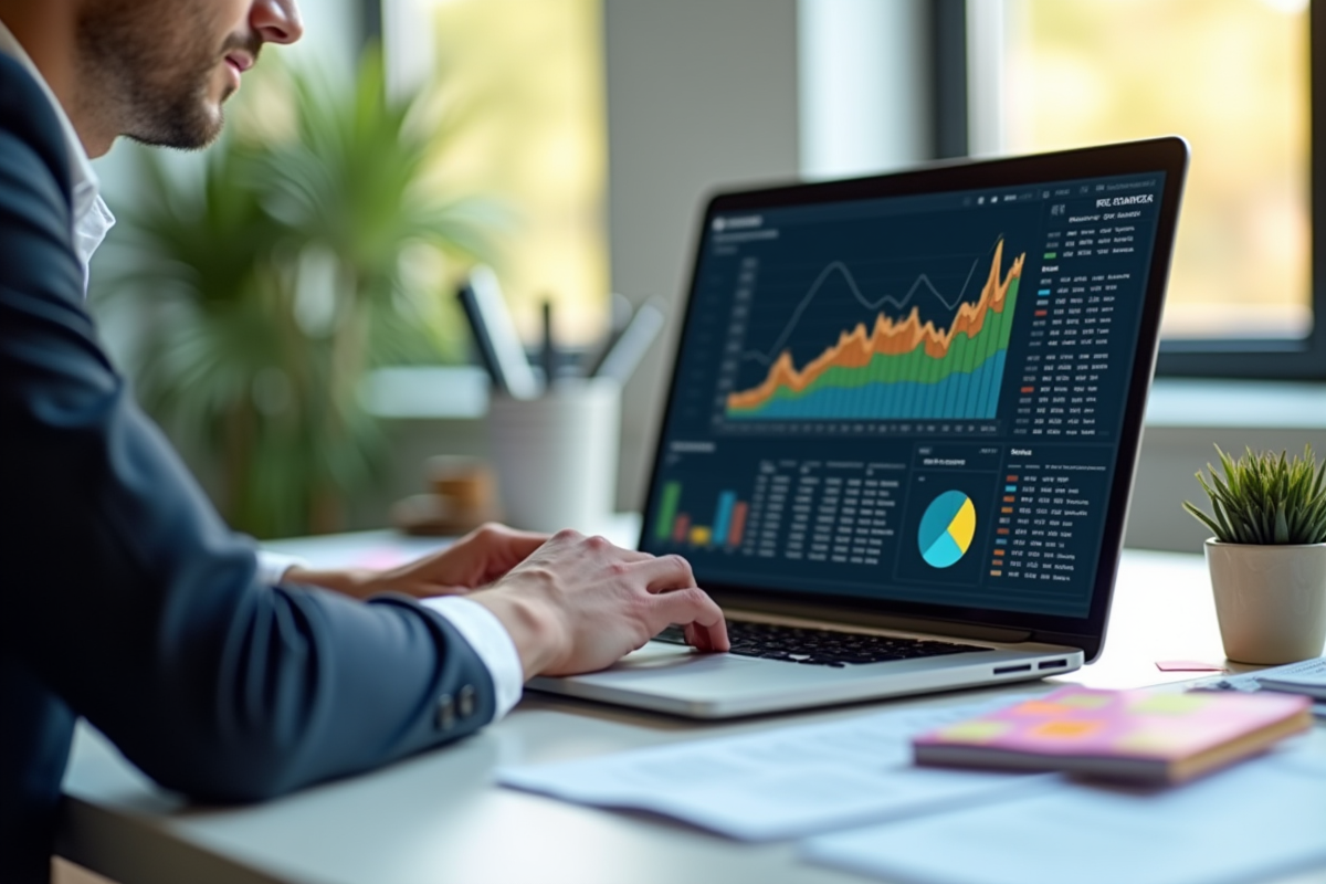 Personne analysant des données d