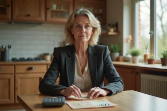 Femme en blazer étudiant des pièces de monnaie anciennes