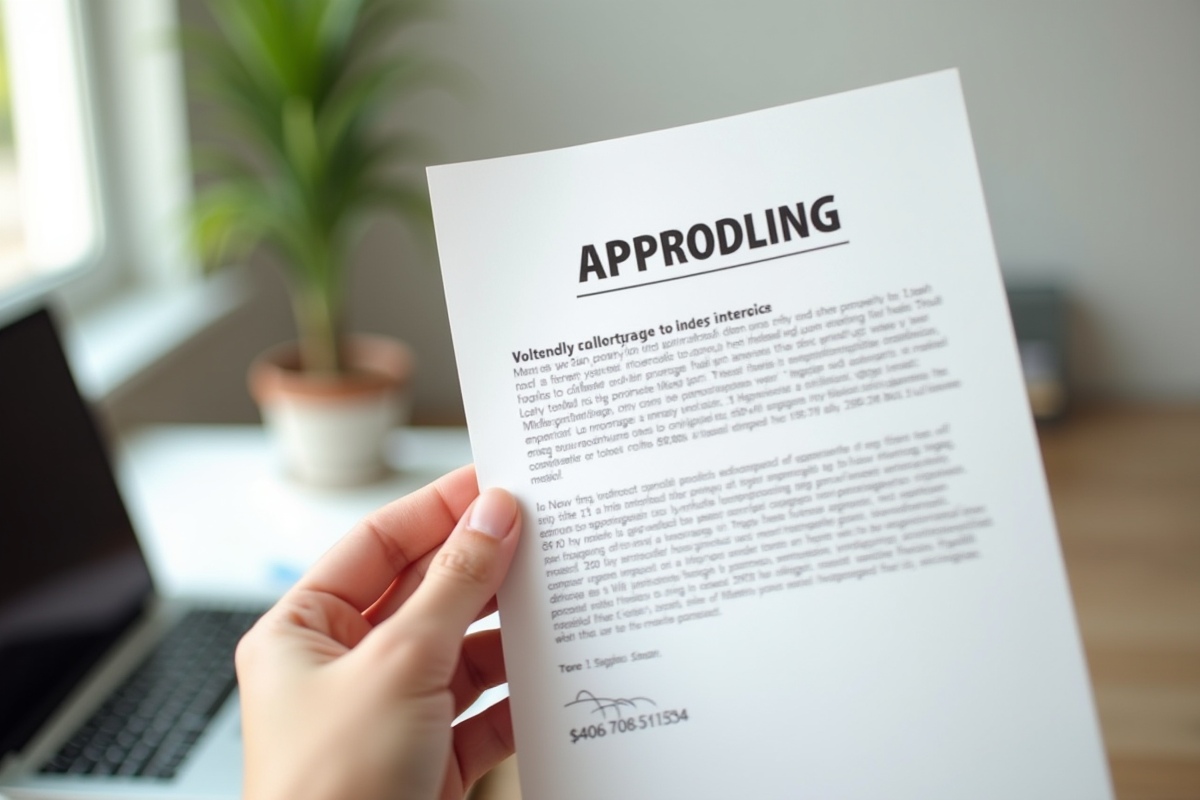 Main tenant une lettre d approbation de credit immobilier avec taux bas