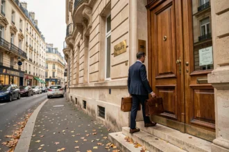 Façade d'un office notarial classique en Seine-Saint-Denis, représentant les meilleurs notaires du département en 2026
